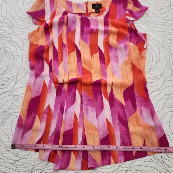 [PS] Colourful Short Sleeve Worthington Petite Blouse - Picture 11 of 11